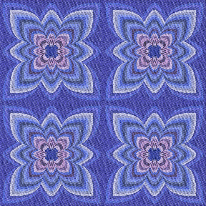 Round Machine Washable Transitional Sky Blue Rug, wshpat804blu