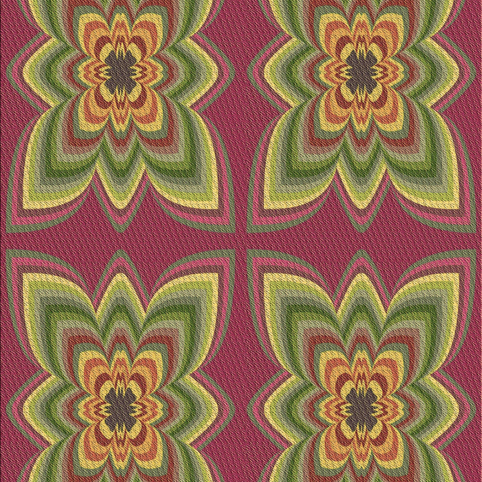 Patterned Dark Golden Brown Rug, pat804brn