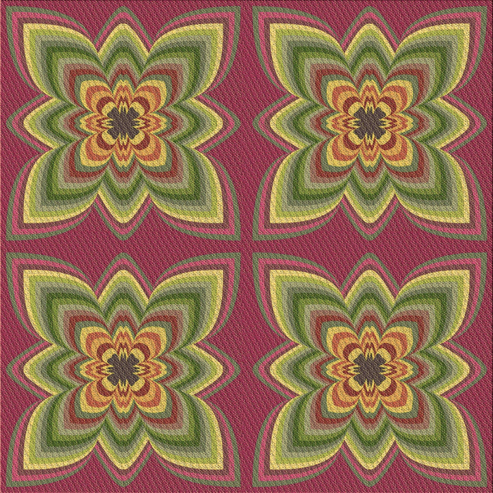 Round Machine Washable Transitional Dark Golden Brown Rug, wshpat804brn