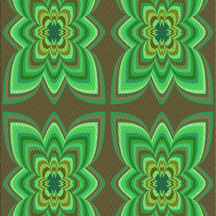 Machine Washable Transitional Neon Green Rug, wshpat804grn