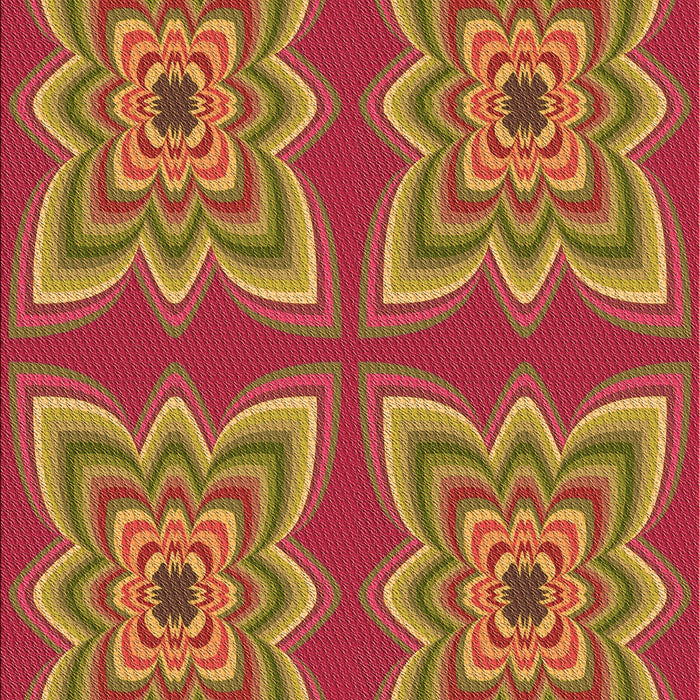 Patterned Caramel Brown Rug, pat804org