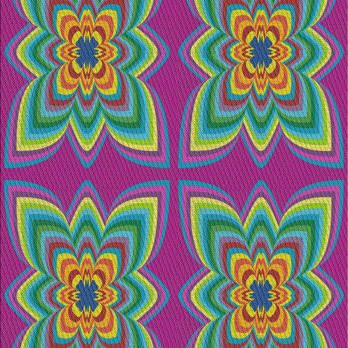 Patterned Emerald Green Novelty Rug, pat804