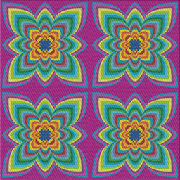 Square Patterned Emerald Green Novelty Rug, pat804