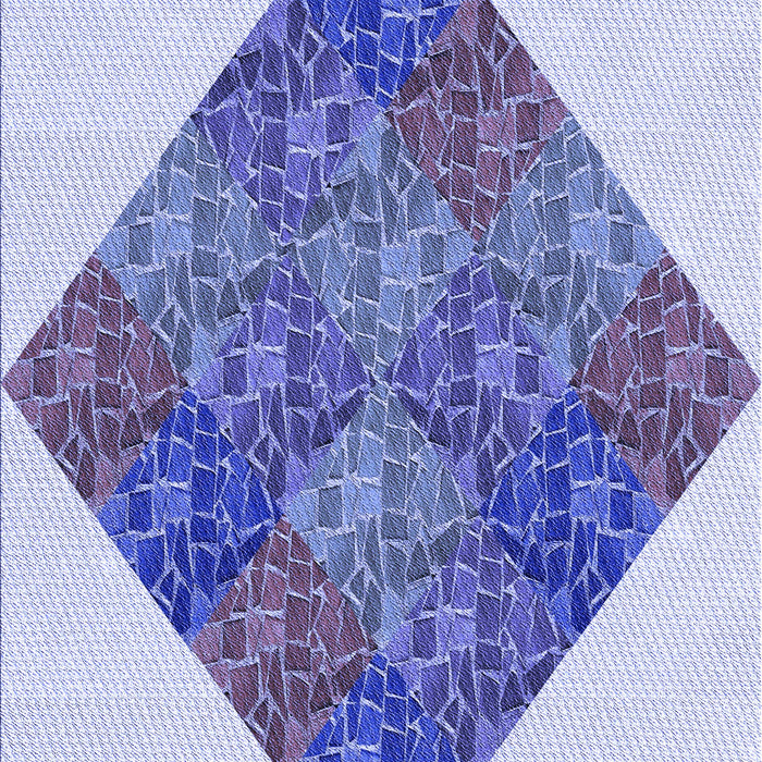Patterned Periwinkle Purple Rug, pat805blu