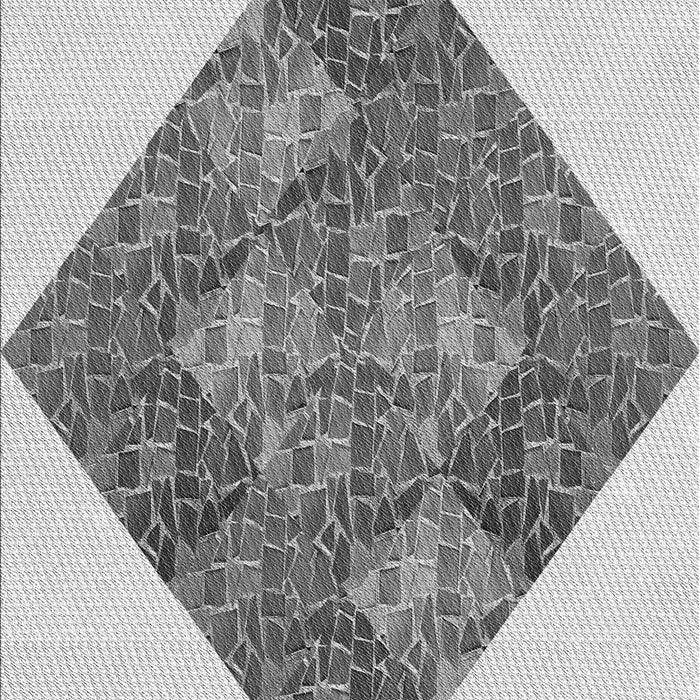 Patterned Smokey Gray Rug, pat805gry