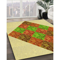 Patterned Sedona Brown Rug, pat805yw