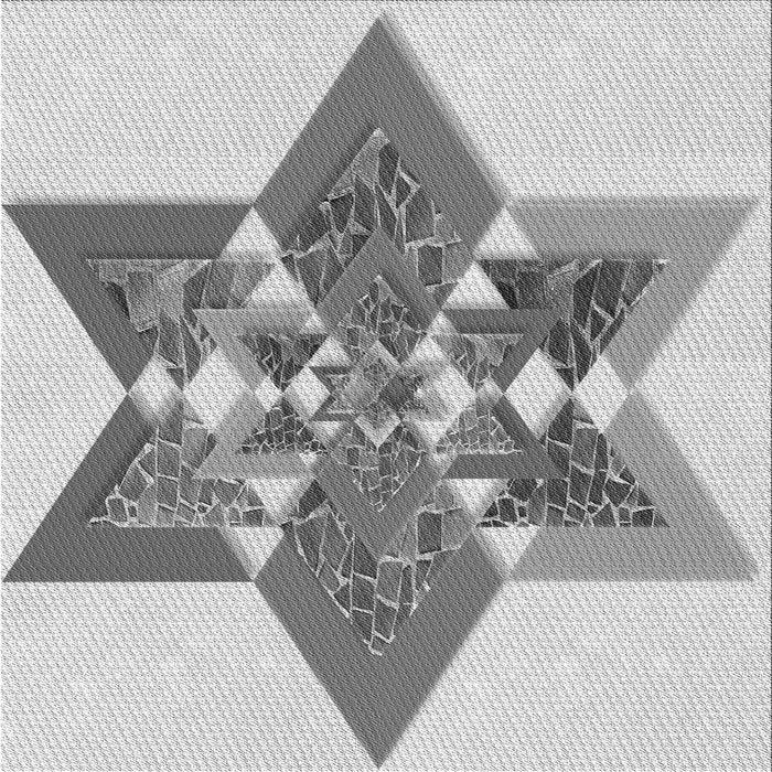 Round Patterned Platinum Gray Rug, pat806gry