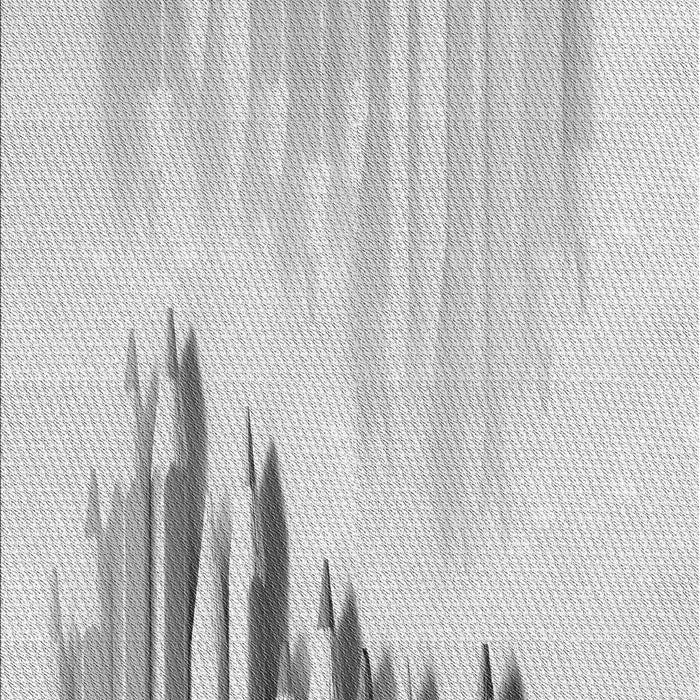 Patterned Gunmetal Gray Rug, pat807gry