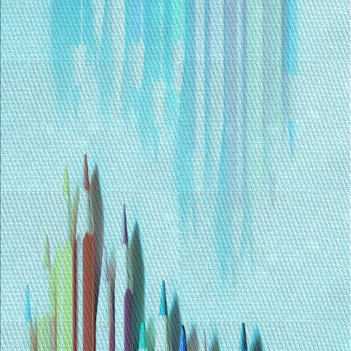 Patterned Blue Rug, pat807lblu