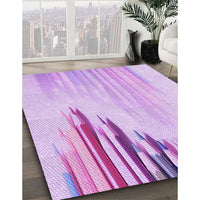 Patterned Purple Rug, pat807pur