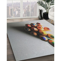 Patterned Gray Novelty Rug, pat808