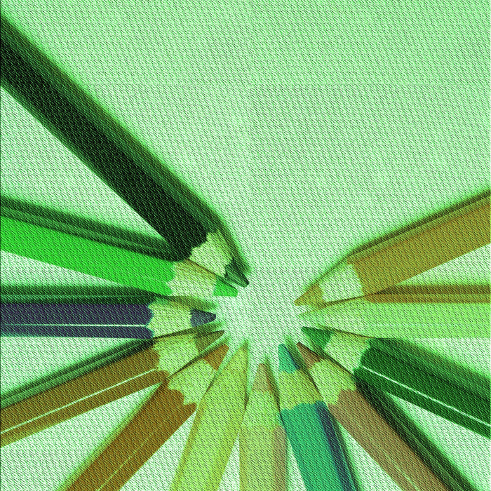 Patterned Green Rug, pat809grn