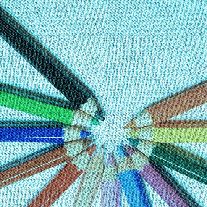 Patterned Deep-Sea Green Rug, pat809lblu