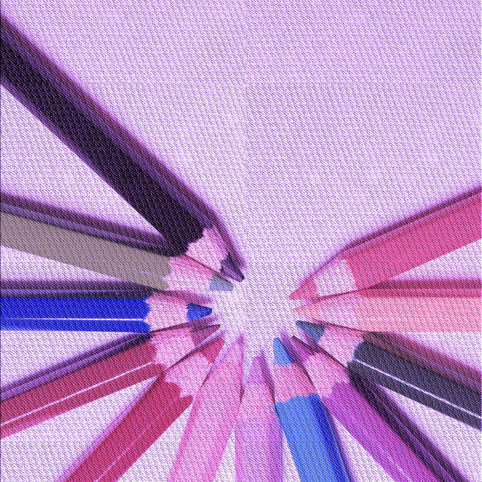 Patterned Blossom Pink Rug, pat809pur