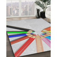 Patterned Gray Novelty Rug, pat809