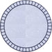 Square Machine Washable Transitional Lavender Blue Rug in a Living Room, wshpat81blu