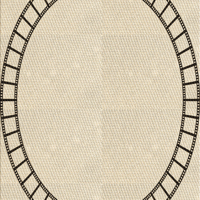 Machine Washable Transitional Moccasin Beige Rug, wshpat81brn