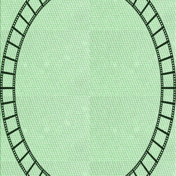 Patterned Mint Green Rug, pat81grn