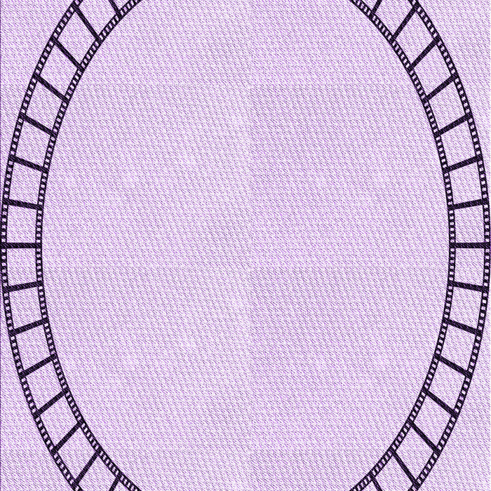 Machine Washable Transitional Orchid Purple Rug, wshpat81pur