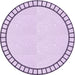Square Patterned Orchid Purple Rug, pat81pur