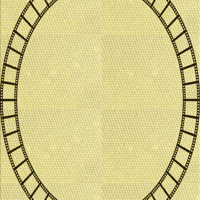 Patterned Sun Yellow Rug, pat81yw