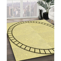 Patterned Sun Yellow Rug, pat81yw