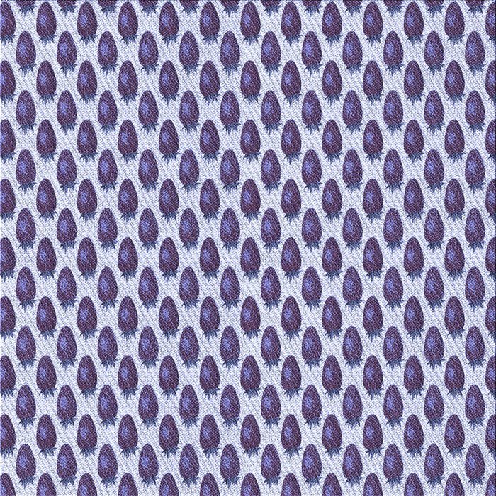 Round Patterned Purple Rug, pat810blu