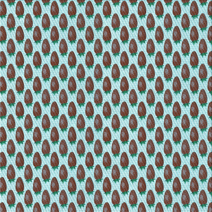 Round Patterned Blue Rug, pat810lblu