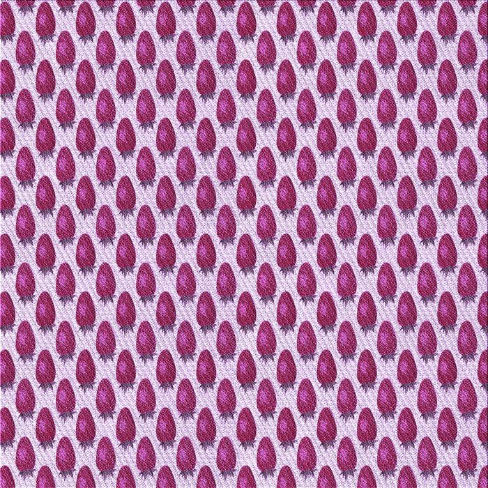 Round Patterned Medium Violet Red Pink Rug, pat810pur