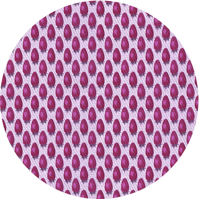 Square Patterned Medium Violet Red Pink Rug, pat810pur