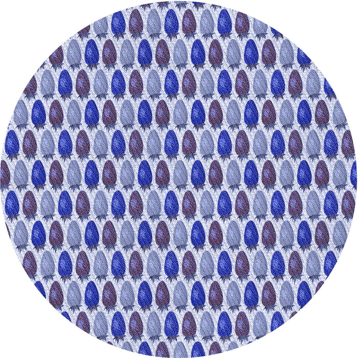 Square Machine Washable Transitional Blue Rug in a Living Room, wshpat811blu