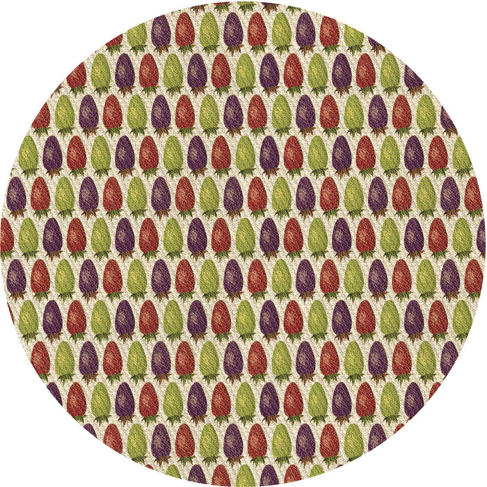 Square Machine Washable Transitional Brown Red Rug in a Living Room, wshpat811brn