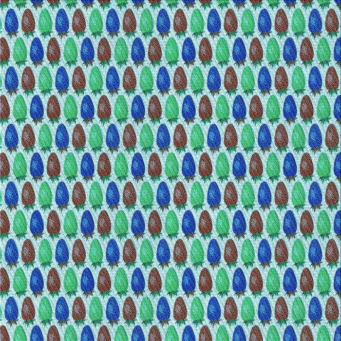 Round Patterned Turquoise Green Rug, pat811lblu