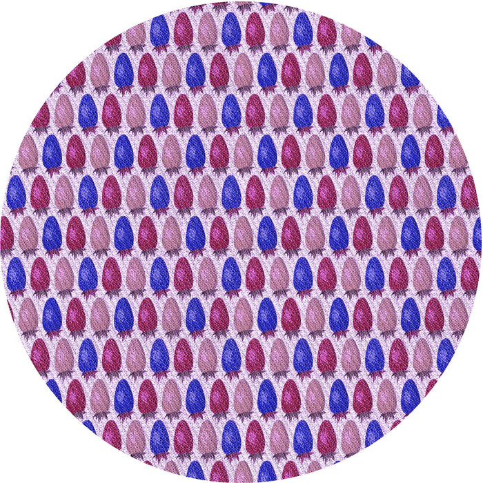 Square Patterned Dark Orchid Purple Rug, pat811pur