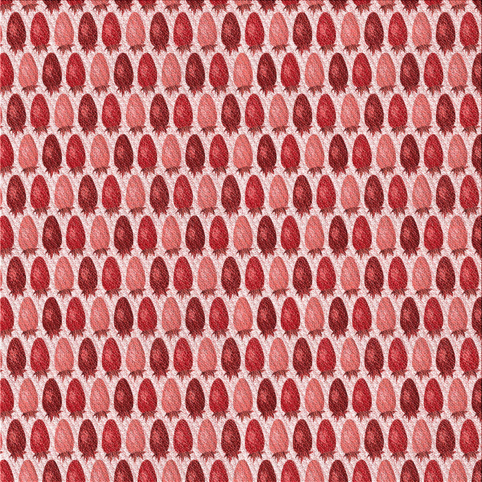 Round Patterned Pastel Pink Rug, pat811rd