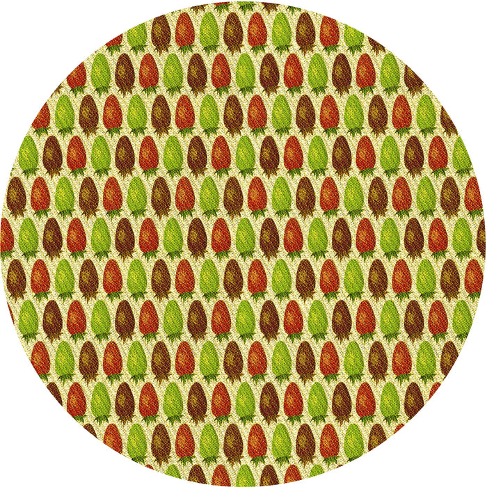 Square Machine Washable Transitional Mahogany Brown Rug in a Living Room, wshpat811yw