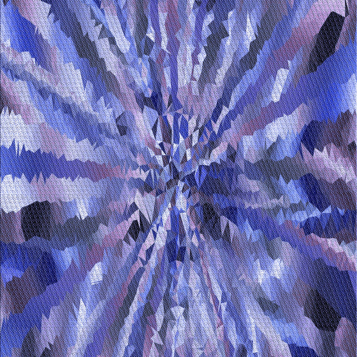 Patterned Purple Mimosa Purple Rug, pat812blu