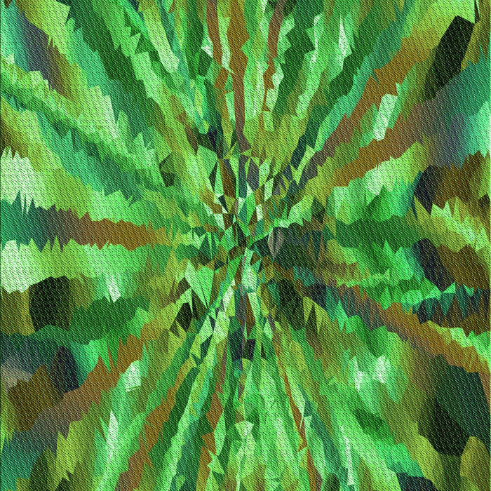 Patterned Neon Green Rug, pat812grn