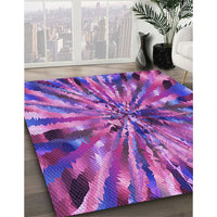 Patterned Purple Rug, pat812pur