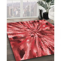 Patterned Red Rug, pat812rd