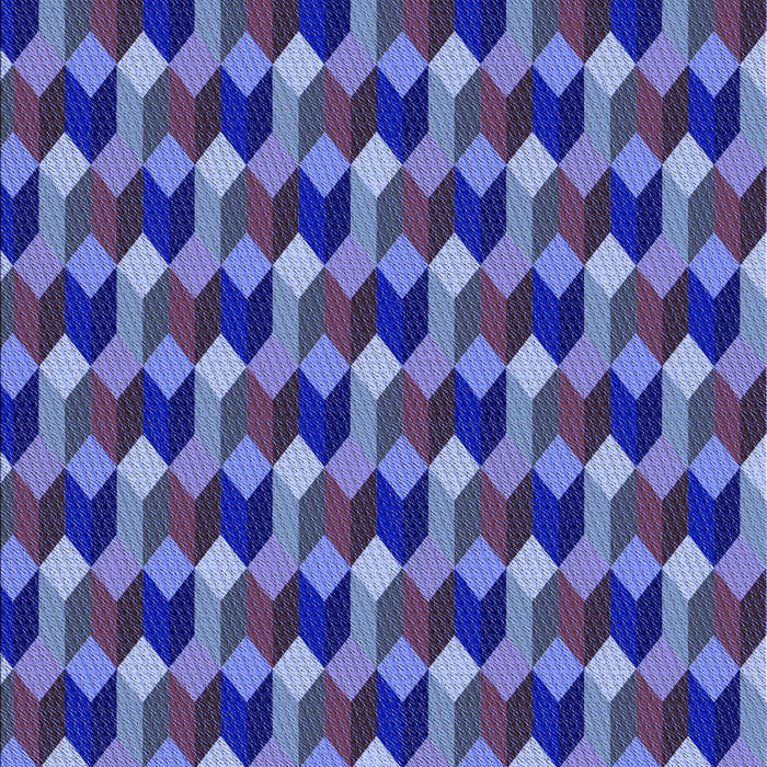 Patterned Blue Rug, pat814blu