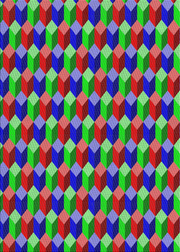 Patterned Green Modern Rug, pat814