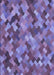 Machine Washable Transitional Purple Mimosa Purple Rug, wshpat815blu