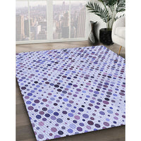 Patterned Blue Rug, pat816blu