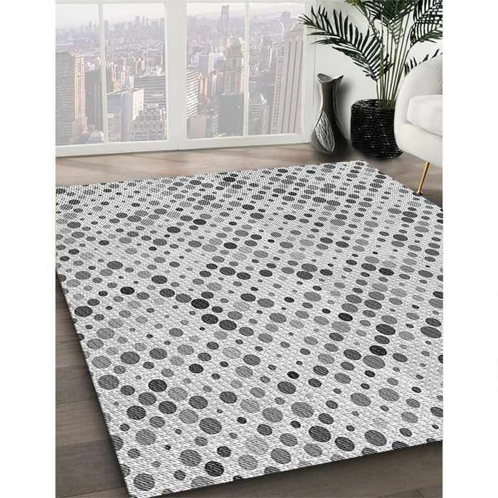 Machine Washable Transitional Gray Rug in a Family Room, wshpat816gry
