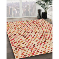 Patterned Golden Blonde Gold Rug, pat816org