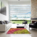 Machine Washable Transitional Caramel Brown Rug in a Kitchen, wshpat817org