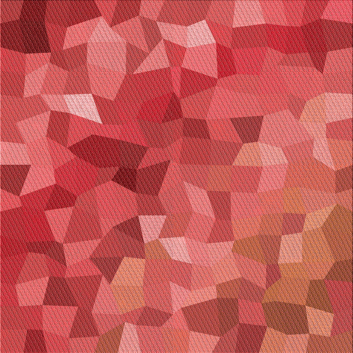 Round Patterned Red Rug, pat817rd