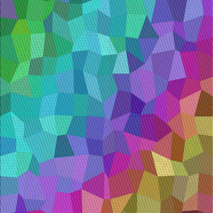 Patterned Mint Green Modern Rug, pat817