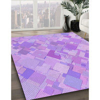 Patterned Purple Rug, pat818pur